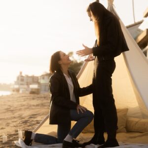 Avery Konrad Instagram - Avery- I think it’s clear from these photos how happy you make me. Thank you for the most magical/special proposal I could ever dream of. I can’t wait to start the rest of my life with you. I love you 

Celine- Here’s to forever with you my love. You make me the happiest girl in the world and I can’t wait to share the rest of my life with you🖤💍

HUGE THANK YOU to @biuh and @sydwol for capturing this beautiful afternoon and HUGE thank you to @elio.irl for making this proposal so special and epic for us with your beautiful voice!