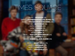 Axel Auriant Instagram - Après 4 mois au Théâtre Montparnasse, « Times Square » part en tournée dans toute la France ! 🐰❤️⏩