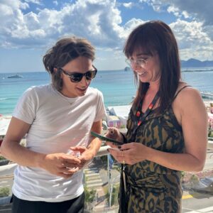 Axel Auriant Instagram - C’était l’amour ouf à Cannes !! 🫠😎
thanks to @persol for the journey 

@boucheron x @repettoparis 
hair by @fabbhairdresser 
mua @prunelle_makeup 
@bbr.image and the whole crew