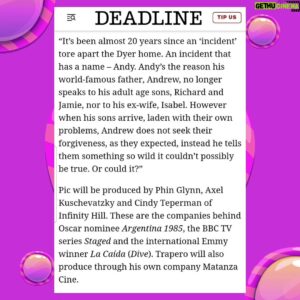 Axel Kuschevatzky Instagram - Nos tomó años pero finalmente podemos contar nuestro próximo proyecto: la película & SONS, dirigida por Pablo Trapero con guión de la ganadora del Oscar Sarah Polley y un elenco magistral - Bill Nighy, Noah Jupe, George MacKay y Matt Smith. Todos los que hacemos Infinity Hill estamos más que felices.

It took us years but we can finally share our next project: the film & SONS, directed by Pablo Trapero written by Oscar winner Sarah Polley with an awesome cast - Bill Nighy, Noah Jupe, George MacKay and Matt Smith. The whole Infinity Hill family is ecstatic.

#andsons #film #movie #película #pablotrapero #sarahpolley #mattsmith #georgemackay #noahjupe #BillNighy #InfinityHill