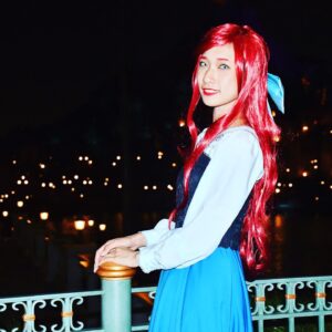 Ayaka Morikawa Instagram - HappyHalloween！
（（（◆w◆）））Trick or treat（（（◆w◆）））
#dハロ仮装 #ディズニーランド #disney #アリエル #リトルワールド #キングダムハーツ #xiii機関 #コスプレ