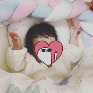 Ayaka Morikawa Instagram - お気に入りの写真。
寝相可愛すぎ♡
