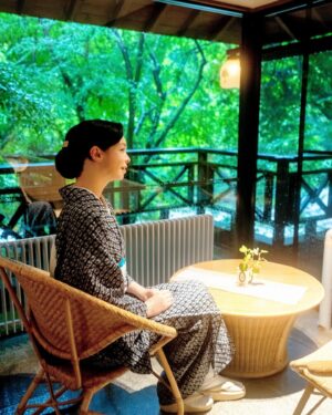 Ayako Kawahara Instagram - 霧島温泉郷妙見温泉
#kagoshima #kirishima #kimono #onsen #妙見石原荘 #鹿児島