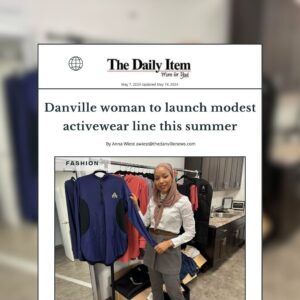 Ayana Ife Instagram - It's almost that time! ⏳….

✨Sign up to @ayanaactive to stay informed

Thank you @dailyitem for this feature 📝

•
•
•
•
•
#ayanaactive #fashionblogger #dailyitem #thedailyitem #slowfashionblogger #modestfashionblogger #ayanaactiveblog #ayanaife #designerayana #projectrunway #modestfashion #modestfitness #modesty #modestandmodern #modesta #modeststyle #modest #modestfashionista #blackowned #slowfashion #modestlyhot #modestyisgorgeous #modestclothing #modestfashion #entrepreneurship #ecofriendly #modestsport  #danvillepa #bloomsburg #danvilledrive