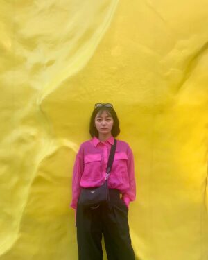 Ayano Kudo Instagram - ペア決めとオーディションのファッション😉
fashion of pair decision and ep4 audition

1.Tops,pants @spickandspan_jp 
2.Tops @soduk_official 
Pants @emoda_official
#韓国ドラマな恋がしたい