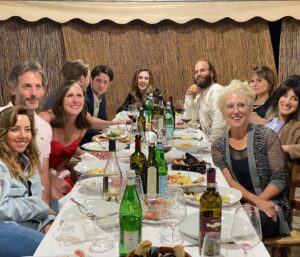 Ayden Mayeri Instagram - in honor of SPIN ME ROUND coming to Hulu - more pics of us working hard italian style 🪐