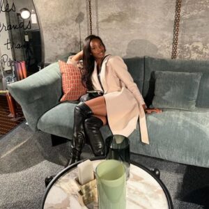 Ayisha Issa Instagram - Fever Dream...I'll explain later. 
.
.
.
.
.
.
.
.
#zürich #swizerland #interiordesign #architecture #neumarkt17 @neumarkt17 #Europe #boots #green #chains #midcentury #legs #moderndesign #architecturestudent #thighhighboots #beige #happy #retro #vintage #shopping