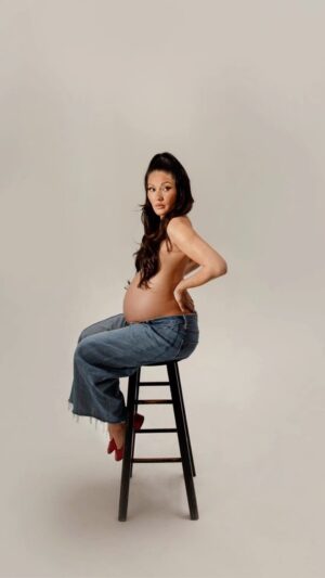 Aylya Marzolf Instagram - I haven’t talked too much about what a triumph this pregnancy is for me. Bring in the industry I am in, going through the trials and tribulations of domestic violence and divorce, being a single mother, learning to love myself when it felt like no one else could, doing everything for everyone, and coming to a place where I tried to accept that maybe happily ever after just wasn’t a part of my story… to marrying a man who stepped up so that Cassius could see what the word “Dad” really means @dirkmai :). To fighting to love each other better, to being worried that maybe my age would hinder us from having a child, to a miscarriage, to now being weeks away from meeting this child in my womb. Life is never perfect. But for anyone going through the trenches and feeling like it may never get better…. Let me assure you, it might just look different, and better than you had ever imagined. I am happy, I am thriving, I am so loved, and I’m continuing to grow. ♥️ 

@mterrisphoto 
@nolebeauty 
@kjaduh