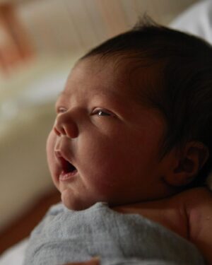 Aylya Marzolf Instagram - Our perfect angel baby boy, Mosey Mai ❤️

4.11.24 // 8 lbs 13 oz