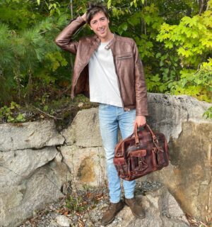Aymeric Jett Montaz Instagram - Is my style getting better?😏😂🥰 thanks @thejamesleather for making that happen😎 @thursdayboots