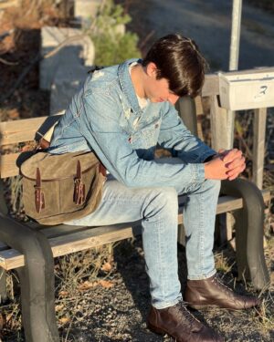 Aymeric Jett Montaz Instagram - Upgrading my style with @brunosartisans bags:) big thanks to @hockerty.men for my handcrafted boots❤️ @bleudechauffe