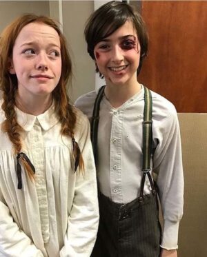 Aymeric Jett Montaz Instagram - Happy birthday pumpkin!! Hope you have the best year ever!! Can’t wait to see you on stranger things :) this was our first day on set!