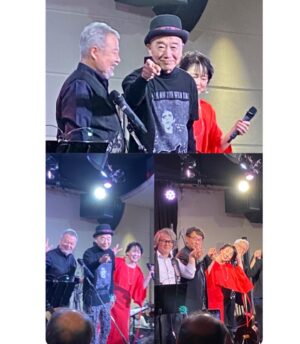 Ayumi Shigemori Instagram - 時差投稿です♪

3月22日に歌のおねえさんの大先輩しゅうさえこさん（さっこおねえさん）のコンサートに行きました。

松野ちかちゃん（ちかおねえさん）とご一緒しましたよ。

実は楽しみにしすぎて、1ヶ月前の2/22に行こうとしたら、ちかちゃんに「来月だよ」と😂
そのくらい楽しみにしていたコンサート♪

ゲストに元歌のおにいさんの林アキラさん、かしわ哲さんもご出演♪♪♪
とてもとても贅沢な時間でした✨

#ビタミンS#ラドンナ原宿
#しゅうさえこ さん　
#かしわ哲 さん
#林アキラ さん
#佐久間順平 さん（g/vln/vo）
#丸山和範 さん（pf）
#芹澤薫樹 さん（b）
#村田匠 さん（per）

作詞家の#もりちよこ 先生もいらしていました。#久しぶりの再会

ちかちゃんとは始まる前に近くのオシャレなカフェでお茶をして、コンサートへ。
#最後の動画はちかちゃんが撮ってくれたもの🤍