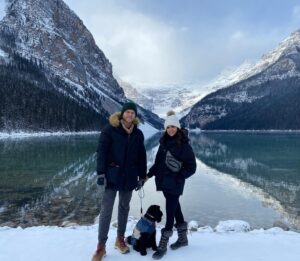 Azita Ghanizada Instagram - BANFF ❄️🪄

Magical winter wonderland ❄️
Icy lakes 🤍 snow hikes ✨hot springs 🌊 more snow ❄️ epic nature🗻stunning heritage hotel, snow doggy, dreamy dream dreams photo stream. 

#lakelouise #banff #geataway #fairmontbanffsprings #travel #snow #birthday