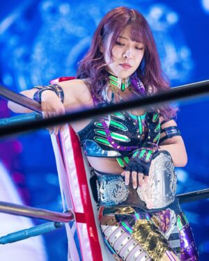 Azumi Instagram - Newコスチューム💚💜

・
・
お写真お借りしました!!

・

 #stardom #スターダム #プロレス 
#コスチューム  #ヘアエクステ