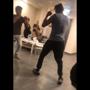 B.J. Mitchell Instagram - Exclusive #bts hand to hand combat training/filming for seasons 3 & 4 👊🏾 If you wanna go to @thegreenhouseacademy, gotta be ready to do your own stunts 😎
