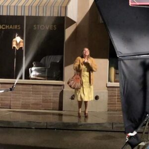 B.K. Cannon Instagram - Here’s some #BehindtheScenes of filming a walk-and-talk rain sequence! Let’s just say that getting hosed down for hours in November until 2am confused the hell out of my body. But my team took AMAZING care of me and the scene turned out great, so all worth it! #WhyWomenKill