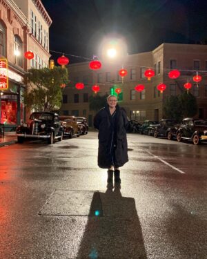 B.K. Cannon Instagram - Here’s some #BehindtheScenes of filming a walk-and-talk rain sequence! Let’s just say that getting hosed down for hours in November until 2am confused the hell out of my body. But my team took AMAZING care of me and the scene turned out great, so all worth it! #WhyWomenKill