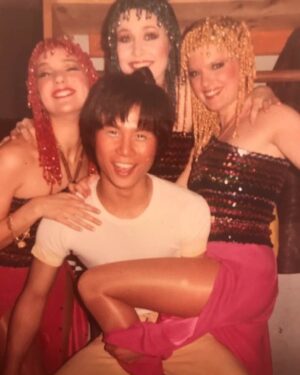 BD Wong Instagram - Ran into @karenculliverparks the other night at the @musicaltheatreguild's concert of #Follies and it was so wonderful to see her. Then today I was asked by an interviewer for old pics of me so I had to dig some up and of course this pic of me, Karen, @glorycrampton  and @karyn.quack came up from last century. The memories of this time and these people are all very sweet. I think this pic was taken on my birthday and they got me a cake.