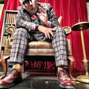 BD Wong Instagram - Finishing off our penultimate week. Having a great time on this World Premiere of #KateAttwell's Hilarious and Haunting play #BigData @kadatt at @actsanfrancisco #tonirembetheater until MARCH 10. "Insight" Glasses and "Aiden" Derby brogues by my hero @fluevog Big Data Costume Designer @lydiatanji