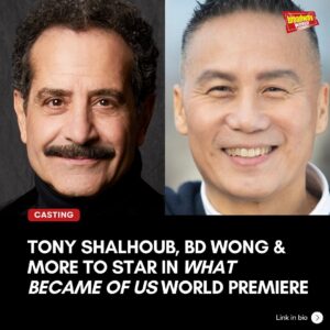 BD Wong Instagram - @atlantictheater’s production of What Became of Us will have two separate casts, starring Tony Shalhoub & @wongbd. What Became of Us begins performances on Friday, May 17th. Find out more at the link in our bio.