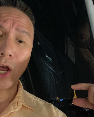 BD Wong Instagram - I mean what's all the fuss y'all it wasn't very big. @legeorgesofficiel @centrepompidou #paris #latoureiffel #eiffeltower PS here's your goddam proof once and for all that I eschew #botox.