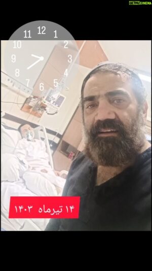 Babak Noori Instagram - برای همه ی رفقای مهربون و دل نگران رفیق جانمان #رضا_ایرانمنش  دوست داشتنی♥️🌹🙏
تابعد