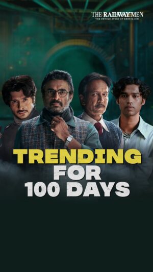 Babil Khan Instagram - Netflix Series & A YRF Entertainment Production - The Railway Men, a story of courage, completes 100 days in the Daily Top 10 In India on Netflix & Trended in the Weekly Top 10 in 36 countries. Highest ever for an Indian Series! ❤️

#TheRailwayMenOnNetflix @actormaddy @kaykaymenon02 @babil.i.k @divyenndu @iamjuhichawla @hindujasunny @shivrawail @aayush.03 @yogendramogre @yrf #YRFEntertainment