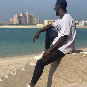 Bacary Sagna Instagram - It is a lifetime love story.. what can i do 🤷🏿‍♂️🤣❤️🙏🏾 #dubai #peace