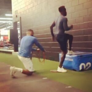 Bacary Sagna Instagram - Hussle..fall..Analyse... but always STAND UP (i 👀 you all laughing ha😅) !!! We all fell at some point, These are lives principles resumed on that video.. a pure example of what happens when getting to comfortable..we lose the sense of perception. This is just a lesson🙂. So for the coming weeks the entire world will probably have to stand again..go through difficulties but always remember that sentence. 📔 “and burden us not with that which we have no ability to bear”2:286”. #standup #analyse #autoderision #riseandgrind (this is a throwback from training with @mo_trainer of course, gotta #stayhome )