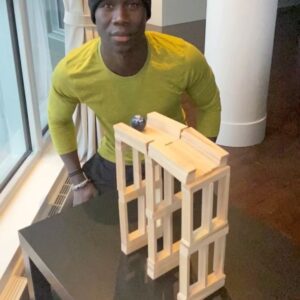 Bacary Sagna Instagram - We should all have a GOAL and this is mine. Kind of creative yes BUT it represents the patience, challenges expecting us. Imagine that each step is one of us before reaching the end. Whenever it is today, tomorrow or near future, We have to stick TOGETHER, HELP each other, and be UNITED. We are only humans.. yes we make mistakes but let’s learn from it and understand whenever we are able to wake up.. breath, walk, talk , see , have our freedom it is not normal.. it is a BLESSING. We live on a planet where everything is made to supply our needs, yes i mean nature.. we should CHERISH it and not destroy it. So let’s start again from today, be POSITIVE, ACCEPT each other, LEARN from our differences and overall LOVE each other. This is MY GOAL 🙏🏾 Spread the word 🙏🏾 #stayblessed #stayhome #onelove #onegoal #beunited #world #learn #live #love #protectivestyles #nature