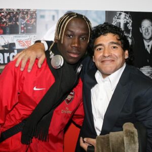 Bacary Sagna Instagram - Another Legend is gone. A very popular one, a true one. Spoke his mind no matter the situation. We were lucky enough to meet him back in the days at the emirates stadium with my @arsenal teammates. I was lucky for having the privilege to ask for a simple hug.. excited like a kid.. i really felt the love and respect he had for us and for people. Another really sad day today. Rest in peace 🙏🏾❤️📸: @stuart_photoafc 🙏🏾Thank you🙏🏾