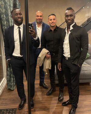 Bacary Sagna Instagram - ✨Family affair ✨ much love my brother and sister 🙏🏾❤️ @fethe75 X @zahra.swr