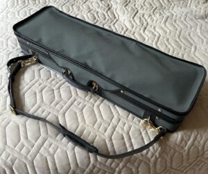Bacem Anas Romdhani Instagram - Santa’s Christmas present came early this year 🤭🎁
So happy to receive a bespoke violin case from T.A Timms & Son @t.a._timms_son 
Their craftsmanship is unmatched. 

Thank you T.A Timms & Son for the wonderful creation and I look forward to cherishing it for the years to come. 
(Ps: Desmond this case will look after my “ex.Menuhin” violin quite nicely 🎻🙏😴🥰)