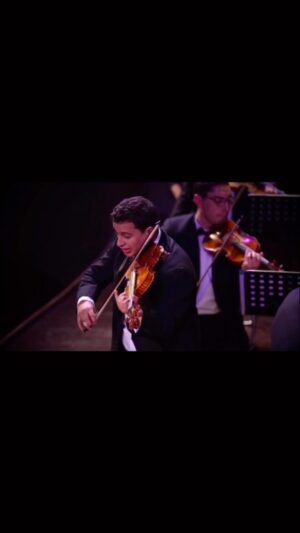 Bacem Anas Romdhani Instagram - Nice memory with the Tunisian symphony orchestra from 2018, playing the beautiful 2nd mov. of Mendelssohn’s violin concerto.
Find the full concerto on YouTube channel!
•
•
•
•
#bacemanasromdhani #bacemanasviolin #exmenuhinviolin98 #tunisianviolinist #tunisian #british  #artist #soloist #violonista #symphony #orchestra #mendelssohn #violin #violon #concerto #concert #theatremunicipaldetunis #tunis #tunisia #تونس #itarikyatawasel #instagood #insta #instalike #instamusic #instagram