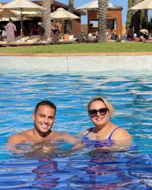 Bacem Anas Romdhani Instagram - Enjoying my last day with mum! 
Love you😍❤️