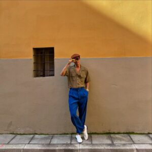 Bae Jung-nam Instagram - 오랜만에 vintage blue pants 😎🙌🏼🕺🏻🦋🦋🦋