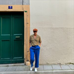 Bae Jung-nam Instagram - 오랜만에 vintage blue pants 😎🙌🏼🕺🏻🦋🦋🦋