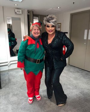 Baga Chipz Instagram - My favourite 5ft lesbian. ❤️ #sanditoksvig