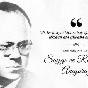 Bahadır Yenişehirlioğlu Instagram - "Zulmün olduğu yerde tarafsızlık, namussuzluktur."

Aktarmaya çalıştığı değerler ve anlatmaya çalıştığı hedeflerle edebiyat dünyamızda önemli izler bırakan büyük mütefekkir, yazar, mütercim ve “fikir işçisi” merhum #CemilMeriç'i vefatının yıldönümünde rahmetle yâd ediyorum.