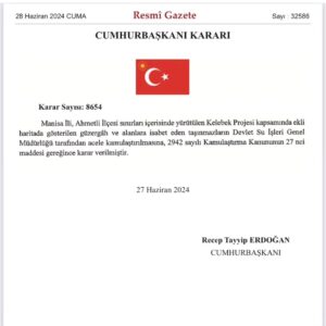 Bahadır Yenişehirlioğlu Instagram - #Manisa’mızın bereketli topraklarını suyun gücüyle buluşturmak için çalışmaya devam ediyor; üretim sürecine dahil edilmeyen tek karış toprağımızın kalmaması hedefiyle projelerimizi kararlılıkla hayata geçiriyoruz.

Sayın Cumhurbaşkanımızın imzasıyla bugün yayımlanan Resmî Gazete kararı ile #Manisa’mızın #Ahmetli İlçesi’nde yürütülen sulama suyu temini amacıyla hayata geçirilen Kelebek Projesi tam kapasiteyle hizmet verecek.

Bu faydalı proje tam performansla çalıştığında şehrimize ve bölgemize oldukça önemli katkılar sunacaktır.

Her aşamasını hassasiyetle takip ettiğimiz ve bölge üreticilerimiz açısından büyük ehemmiyet arz eden projede kaydedilen bu önemli gelişme dolayısıyla Cumhurbaşkanımız Sayın @RTErdogan’a ve Tarım ve Orman Bakanımız Sayın İbrahim Yumaklı’ya teşekkür ediyoruz.

@ibrahimyumakli
@TCTarim