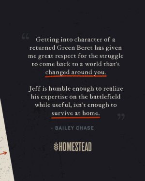 Bailey Chase Instagram - Introducing Jeff Eriksson, brilliantly played by Bailey Chase! ✨
.
.
.
#CharacterIntroduction #MeetTheCharacters #BaileyChase #BlackAutumn #HomesteadTVSeries #AngelStudios