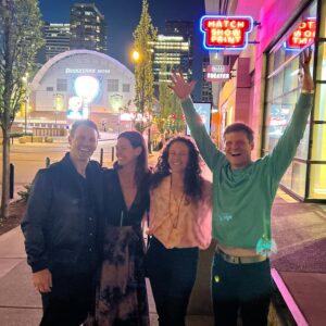 Bailey Chase Instagram - Got to sneak off to Nashville with my gorgeous wife and see our dear friends for the first time in 5 years!! Also got to see a beautiful film @unsungheromovie premiere with wonderful performances from the entire cast. Please go see this film to be inspired by faith, family and miracles. 🙏🏻
