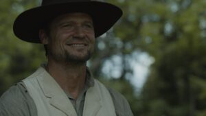 Bailey Chase Instagram - Not sure when I’ll post about work again with the impending strike so let’s sign off with a great day of riding and working with the maestro that is Barry Corbin. Thank you to the cast, crew, producers and director @kr_spurgeon for all your efforts in bringing Sod and Stubble to life. 🙏🏻
