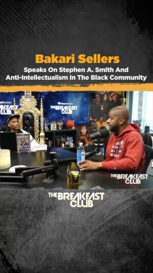 Bakari Sellers Instagram - @bakarisellers opens up on his thoughts on #StephenASmith and his beliefs that he is used as a conduit for white supremacy in white spaces.  
 
Check out the full interview out now & @bakarisellers new book ‘The Moment’ Out now!