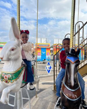 Bakari Sellers Instagram - A time was had @scstatefair today! 🎠🎡🎢

We had plans to be in DC for @howard1867 Homecoming this weekend, but S&S have been under the weather this week… so we decided to stay home. 

The @scstatefair was a nice treat for us all after a long week! @bakarisellers & I enjoyed it just as much as S&S!