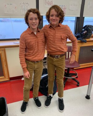Banks Repeta Instagram - Shout out to my photo double Hudson from Armageddon Time.  Thanks Hudson! #film #photodouble #moviemaking #armageddontime #twinsnottwins
