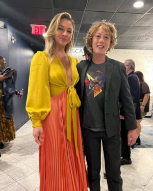 Banks Repeta Instagram - Me and Madelyn Clyne back stage at SCAD film festival.  Good times.  #scadfilmfestival #ewbreakingbighonoree #entertainmentweekly #madelyncline #redcarpet
