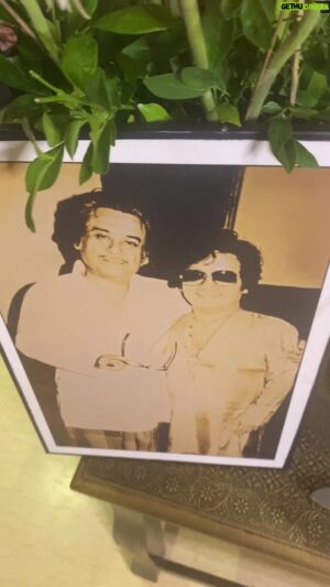 Bappi Lahiri Instagram - Happy birthday with #shubir mukherjee @shivira_mukerji