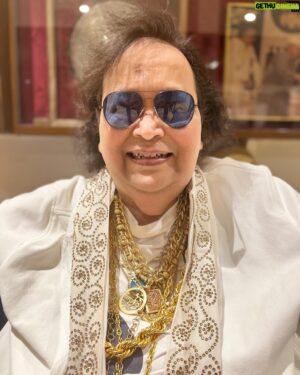 Bappi Lahiri Instagram - HAPPY HAPPY LAHIRI❤️ 🙏